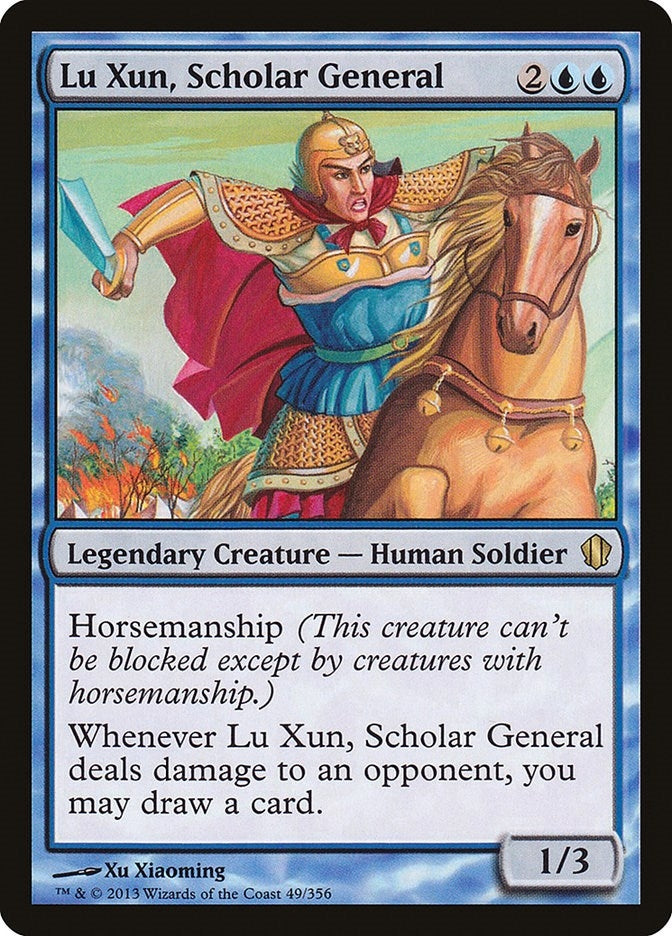 Image for Lu Xun, Scholar General (49) (Commander 2013) - Magic: The Gathering