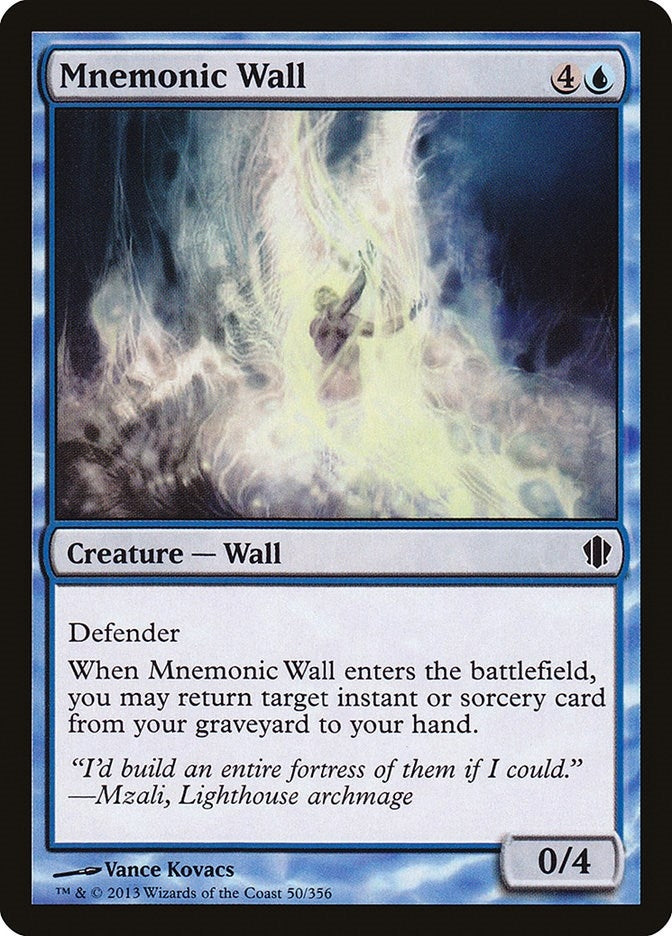 Image for Mnemonic Wall (50) (Commander 2013) - Magic: The Gathering