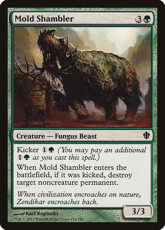 Image for Mold Shambler (156) (Commander 2013) - Magic: The Gathering