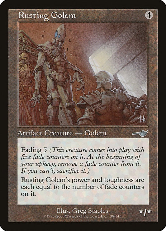 Image for Rusting Golem (138) (Nemesis) - Magic: The Gathering