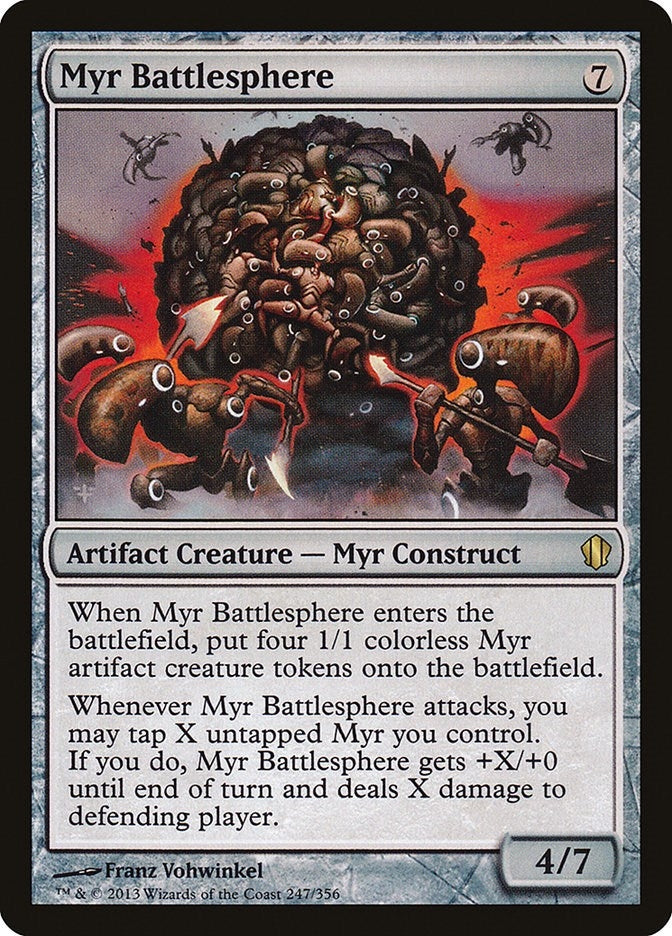 Image for Myr Battlesphere (247) (Commander 2013) - Magic: The Gathering