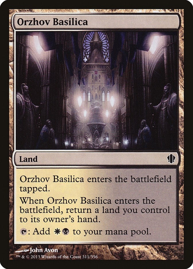 Image for Orzhov Basilica (311) (Commander 2013) - Magic: The Gathering