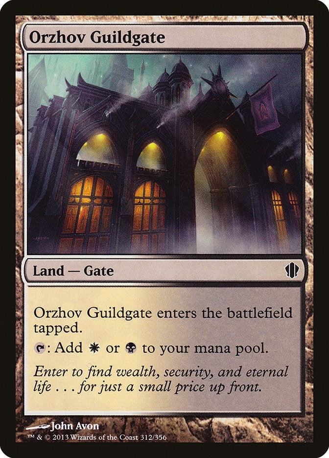Image for Orzhov Guildgate (312) (Commander 2013) - Magic: The Gathering