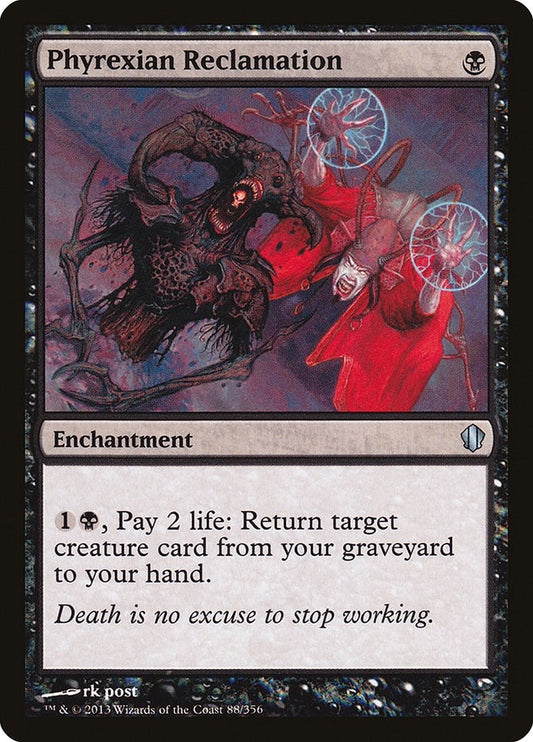 Image for Phyrexian Reclamation (88) (Commander 2013) - Magic: The Gathering