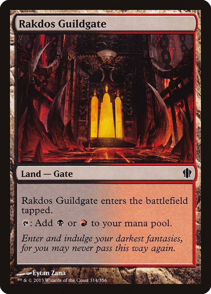 Image for Rakdos Guildgate (314) (Commander 2013) - Magic: The Gathering