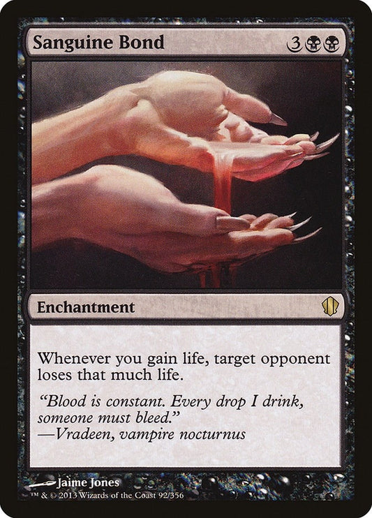 Image for Sanguine Bond (92) (Commander 2013) - Magic: The Gathering