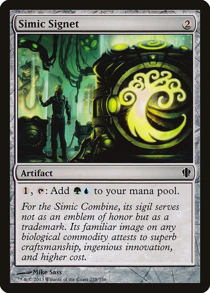Image for Simic Signet (258) (Commander 2013) - Magic: The Gathering