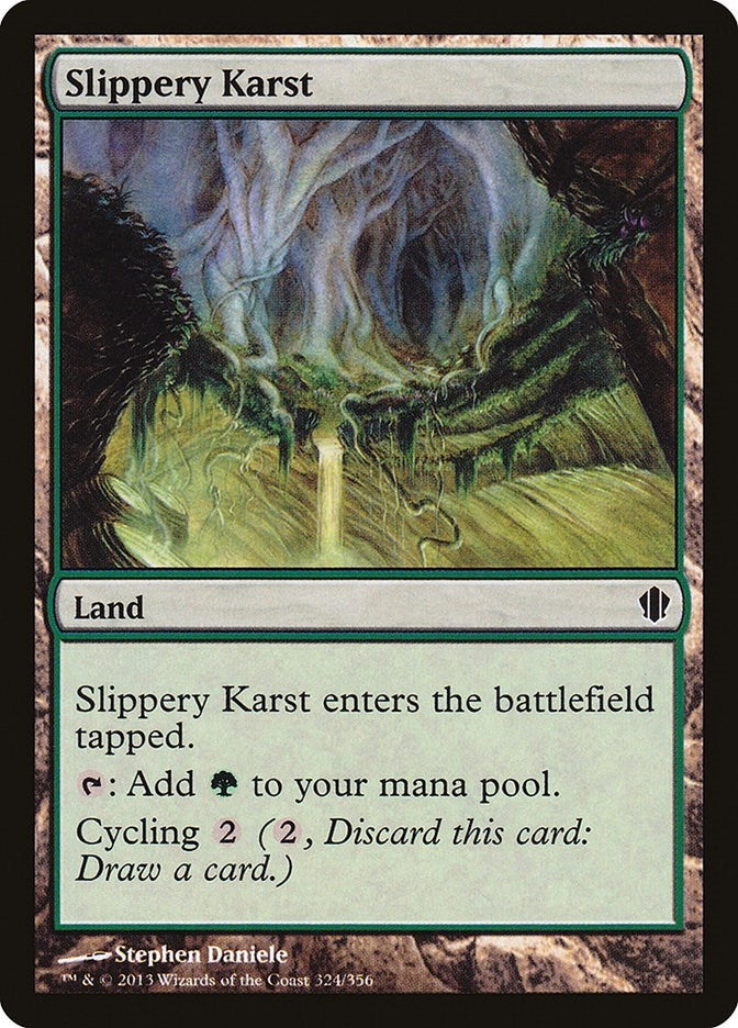 Image for Slippery Karst (324) (Commander 2013) - Magic: The Gathering