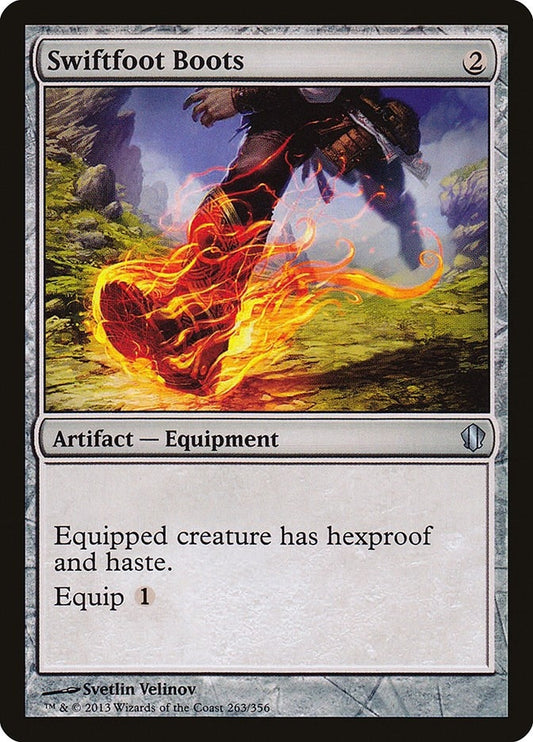 Image for Swiftfoot Boots (263) (Commander 2013) - Magic: The Gathering