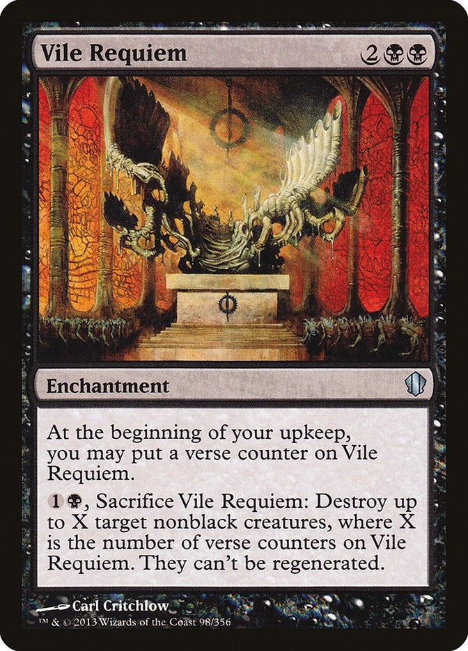 Image for Vile Requiem (98) (Commander 2013) - Magic: The Gathering