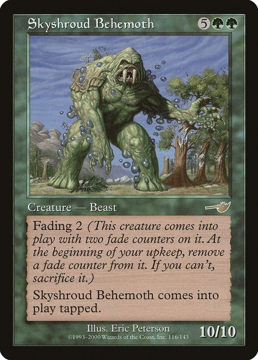 Image for Skyshroud Behemoth (116) (Nemesis) - Magic: The Gathering