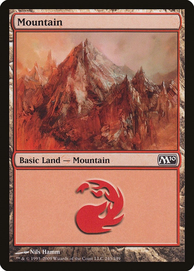 Image for Mountain (243) (243) (Magic 2010 (M10)) - Magic: The Gathering