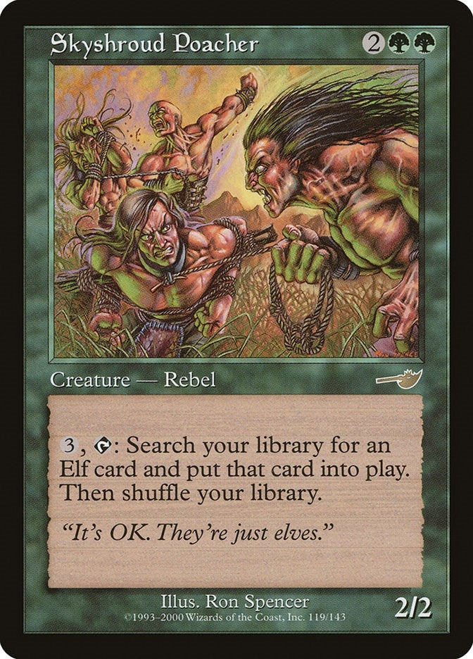 Image for Skyshroud Poacher (119) (Nemesis) - Magic: The Gathering