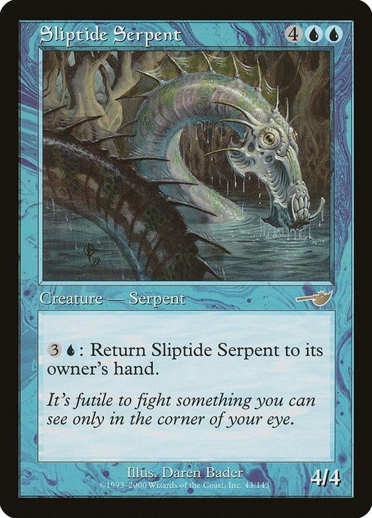 Image for Sliptide Serpent (43) (Nemesis) - Magic: The Gathering