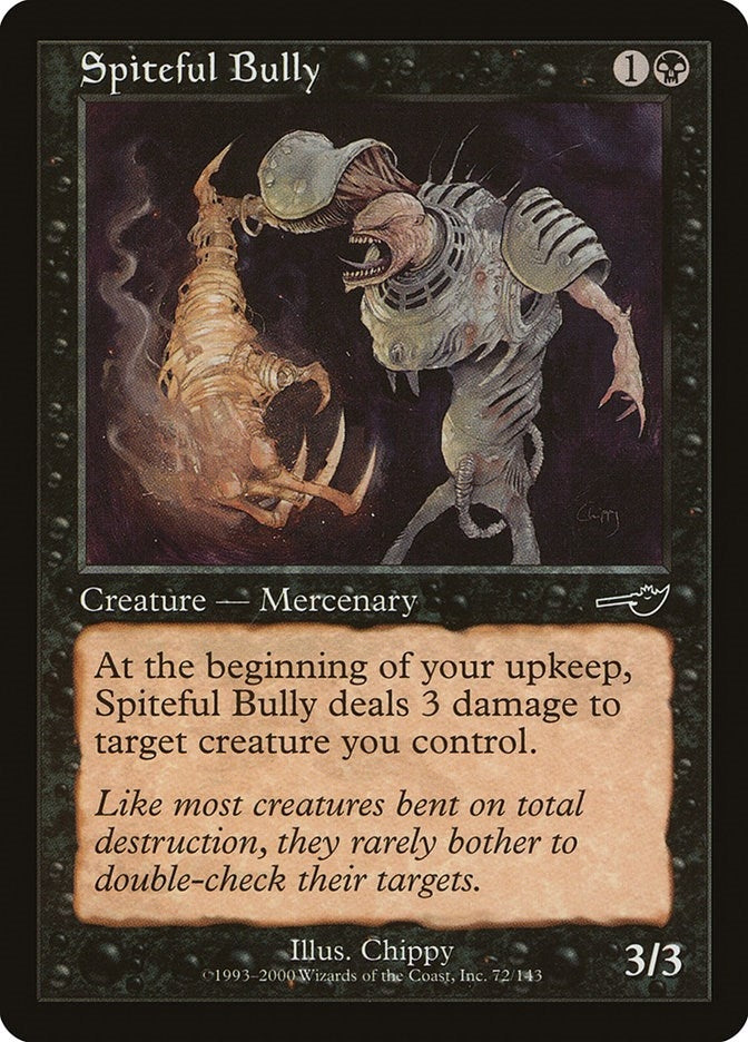Image for Spiteful Bully (72) (Nemesis) - Magic: The Gathering