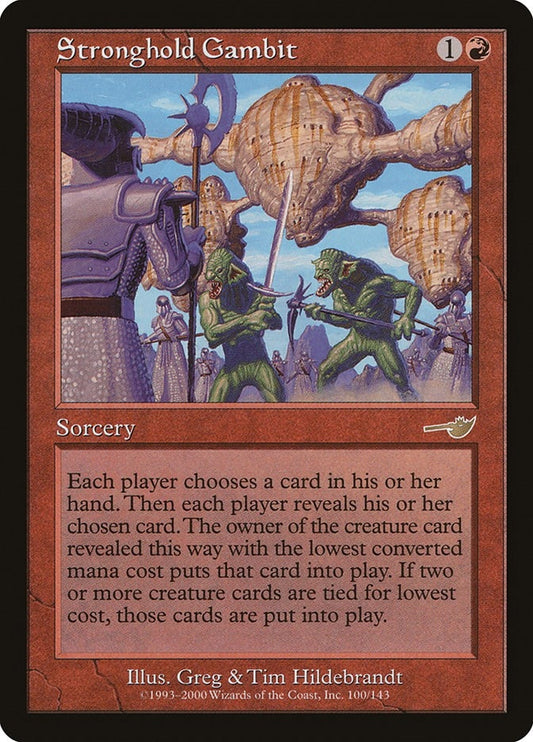 Image for Stronghold Gambit (100) (Nemesis) - Magic: The Gathering
