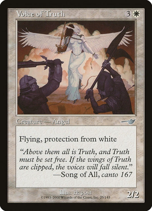 Image for Voice of Truth (25) (Nemesis) - Magic: The Gathering