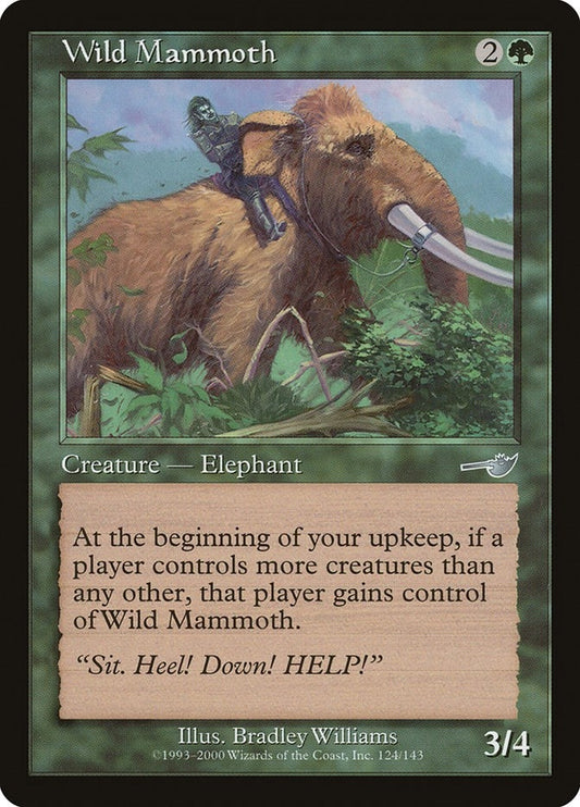 Image for Wild Mammoth (124) (Nemesis) - Magic: The Gathering