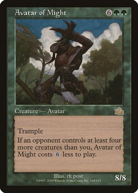 Image for Avatar of Might (109) (Prophecy) - Magic: The Gathering