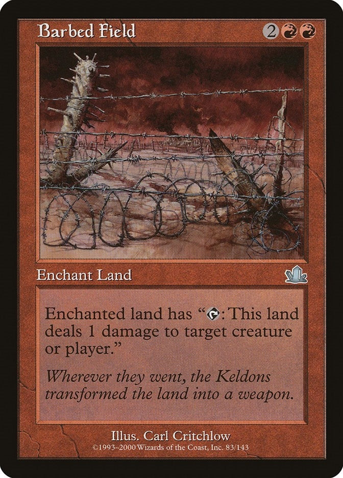 Image for Barbed Field (83) (Prophecy) - Magic: The Gathering