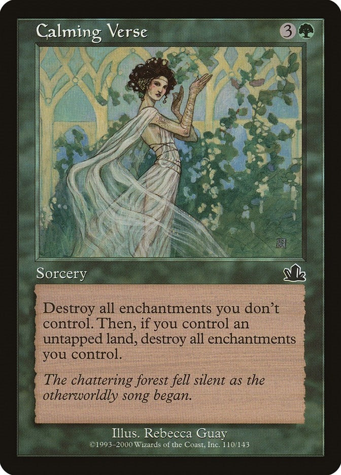 Image for Calming Verse (110) (Prophecy) - Magic: The Gathering