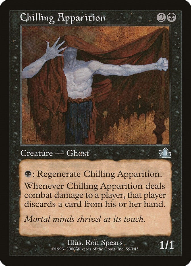 Image for Chilling Apparition (59) (Prophecy) - Magic: The Gathering