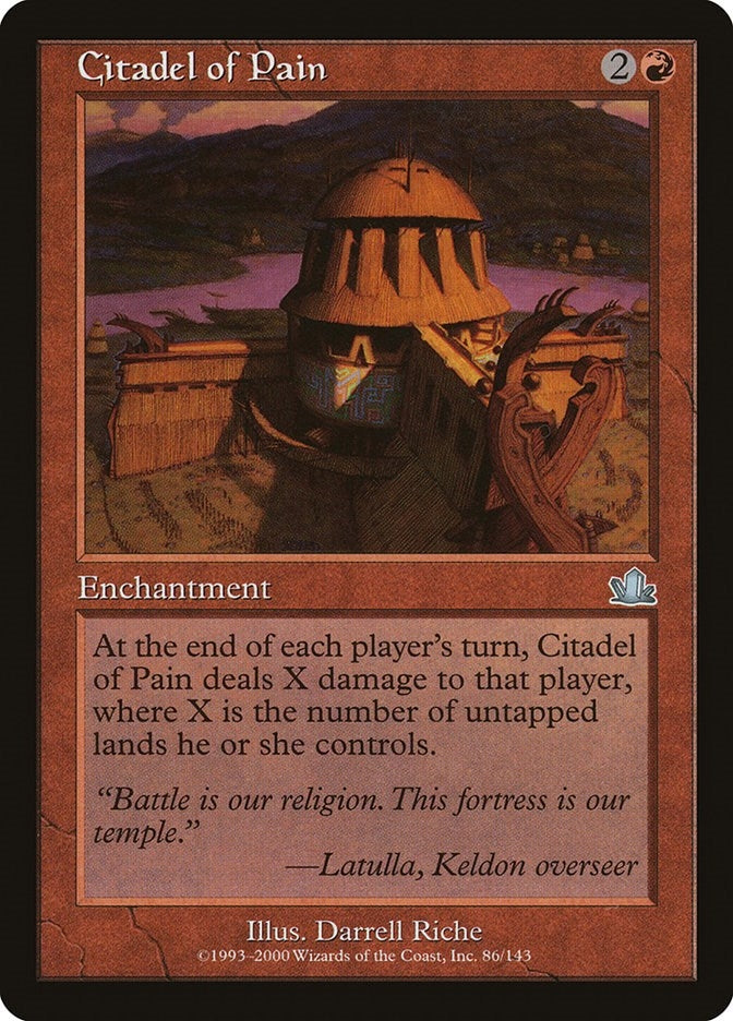 Image for Citadel of Pain (86) (Prophecy) - Magic: The Gathering