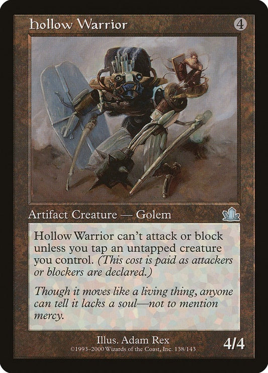 Image for Hollow Warrior (138) (Prophecy) - Magic: The Gathering