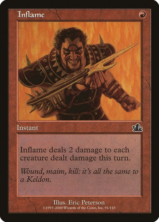 Image for Inflame (91) (Prophecy) - Magic: The Gathering