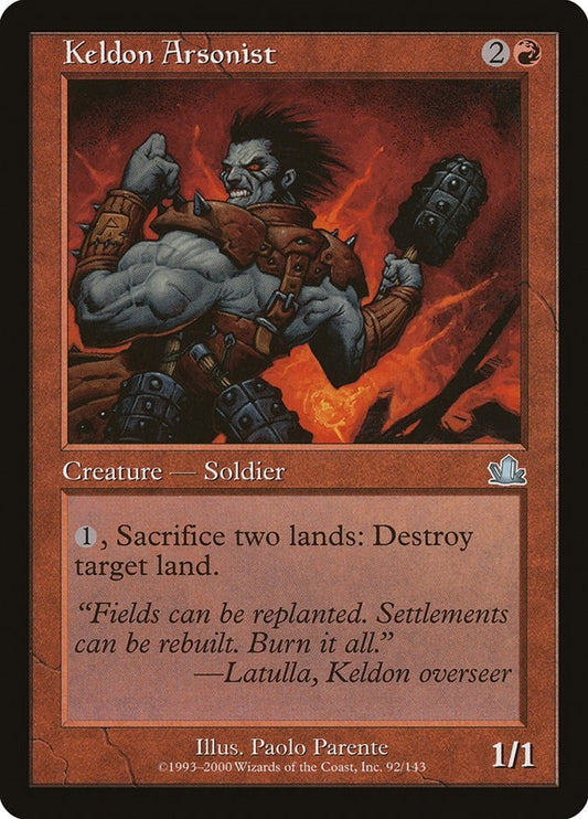 Image for Keldon Arsonist (92) (Prophecy) - Magic: The Gathering