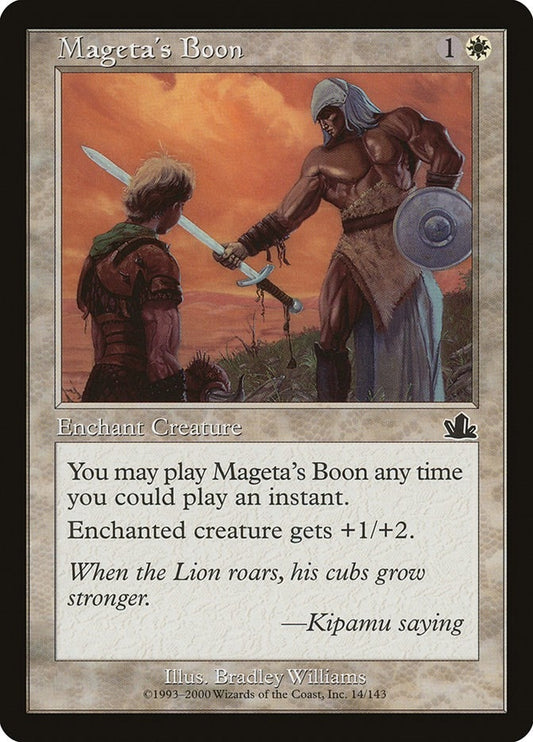 Image for Mageta's Boon (14) (Prophecy) - Magic: The Gathering