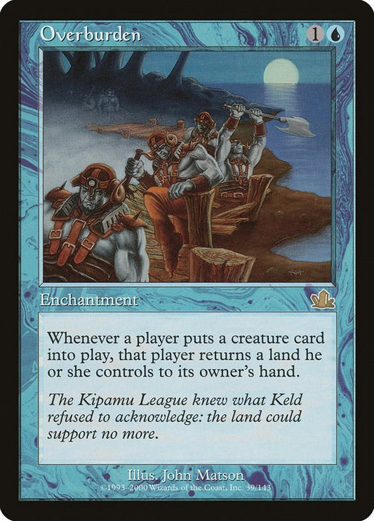 Image for Overburden (39) (Prophecy) - Magic: The Gathering