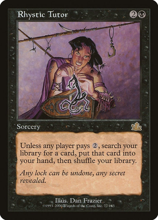 Image for Rhystic Tutor (77) (Prophecy) - Magic: The Gathering