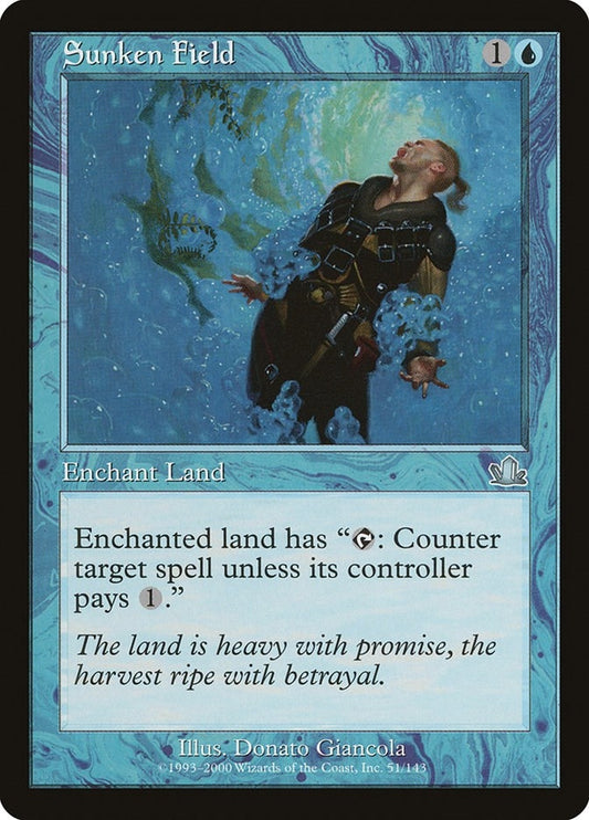Image for Sunken Field (51) (Prophecy) - Magic: The Gathering