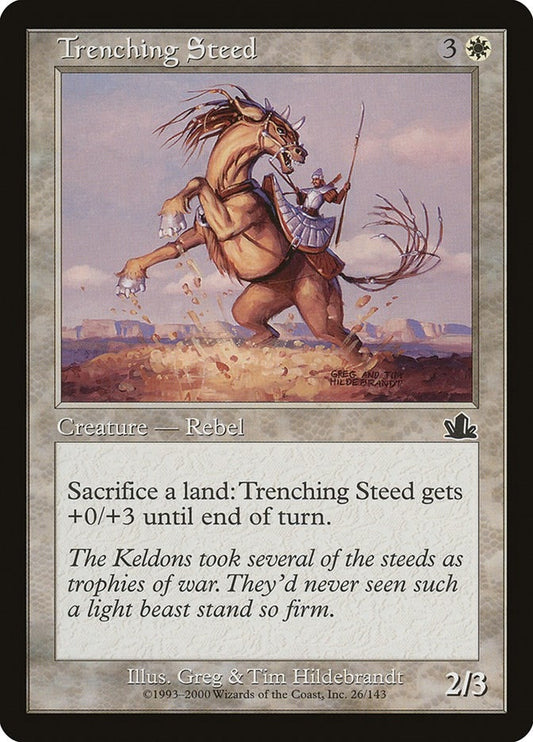 Image for Trenching Steed (26) (Prophecy) - Magic: The Gathering