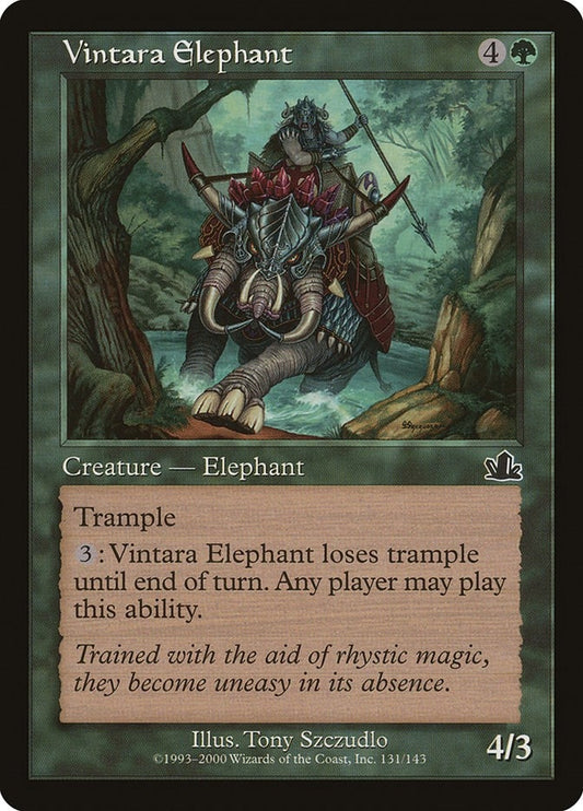 Image for Vintara Elephant (131) (Prophecy) - Magic: The Gathering