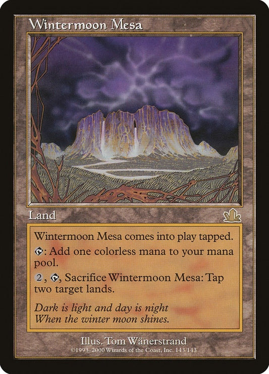 Image for Wintermoon Mesa (143) (Prophecy) - Magic: The Gathering