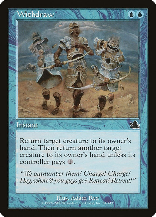Image for Withdraw (54) (Prophecy) - Magic: The Gathering