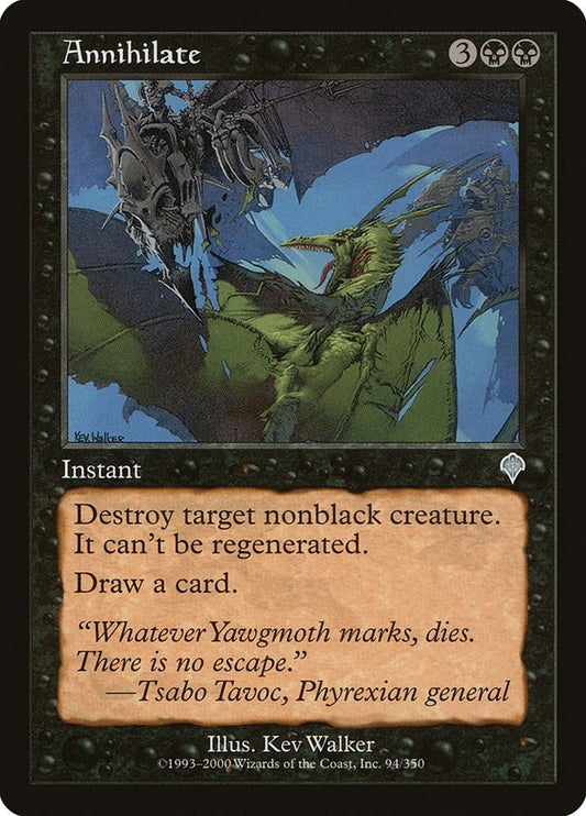 Image for Annihilate (94) (Invasion) - Magic: The Gathering
