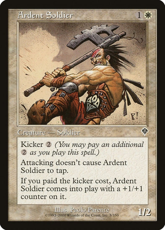 Image for Ardent Soldier (3) (Invasion) - Magic: The Gathering
