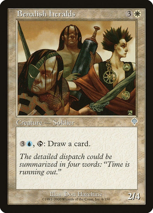 Image for Benalish Heralds (6) (Invasion) - Magic: The Gathering