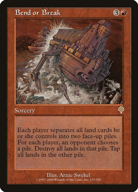 Image for Bend or Break (137) (Invasion) - Magic: The Gathering