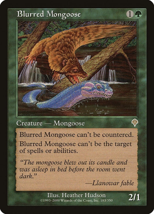 Image for Blurred Mongoose (183) (Invasion) - Magic: The Gathering