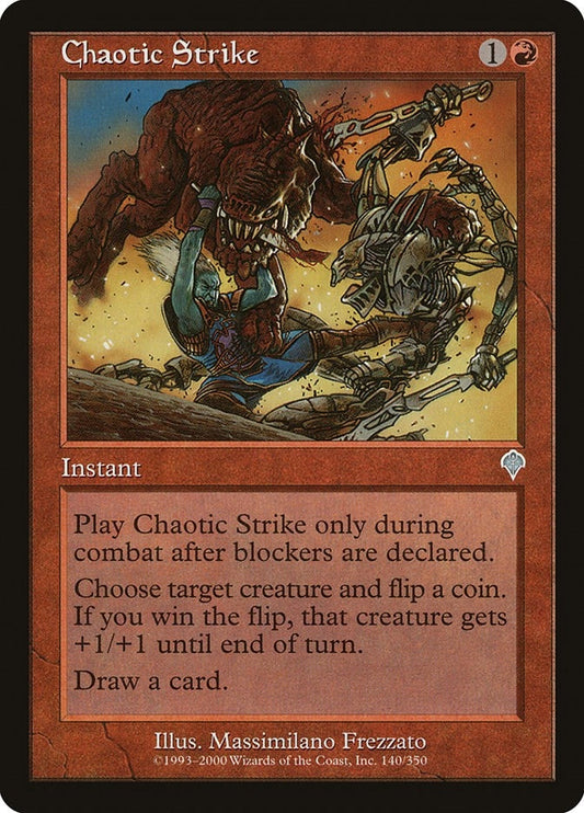 Image for Chaotic Strike (140) (Invasion) - Magic: The Gathering