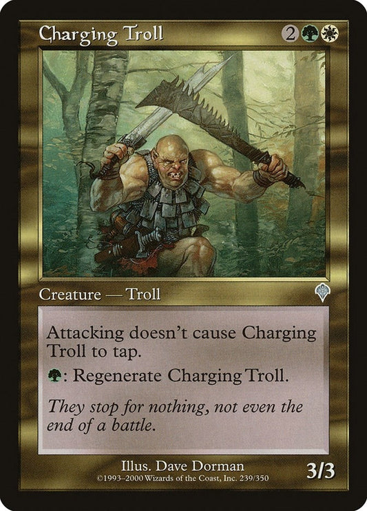 Image for Charging Troll (239) (Invasion) - Magic: The Gathering