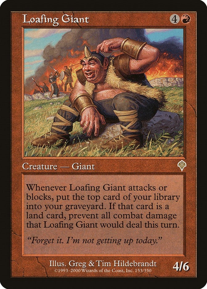 Image for Loafing Giant (153) (Invasion) - Magic: The Gathering