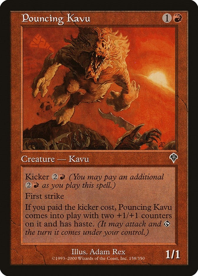 Image for Pouncing Kavu (158) (Invasion) - Magic: The Gathering