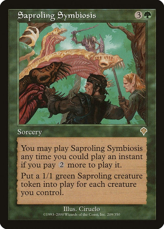 Image for Saproling Symbiosis (209) (Invasion) - Magic: The Gathering