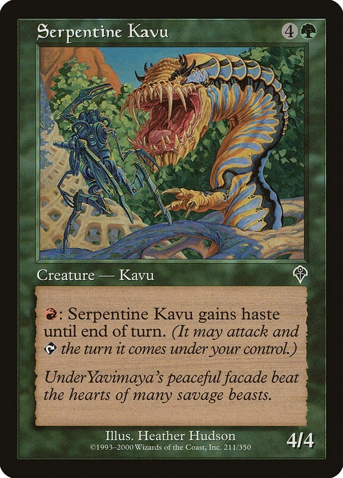 Image for Serpentine Kavu (211) (Invasion) - Magic: The Gathering