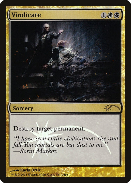 Image for Vindicate (2013) (7) (Judge Promos) - Magic: The Gathering